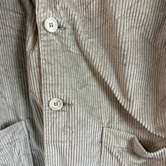 Tweeds Corduroy Blazer Jacket Longline Tan Beige Women's XS Extra Small - Picture 6 of 11